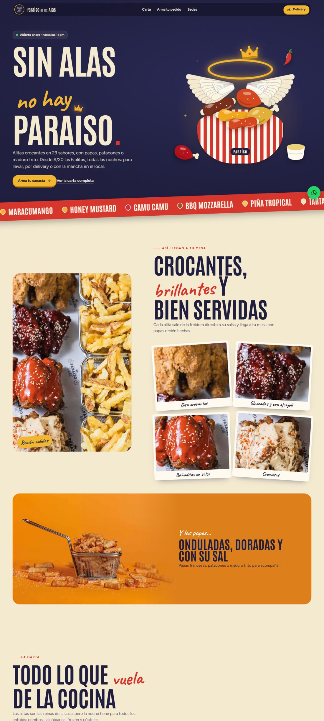 Web de Paraíso de las Alas